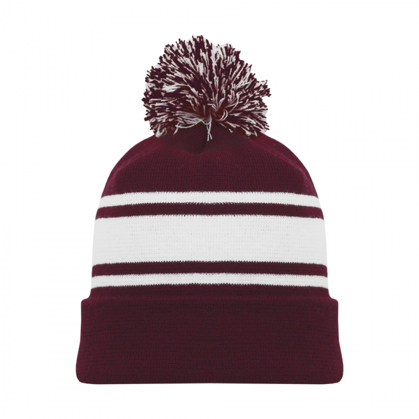Athletic Knit A1830 Maroon/White