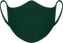 Athletic Knit Reusable Fabric Face Mask (AKFM-1141), Color 'Dark Green'