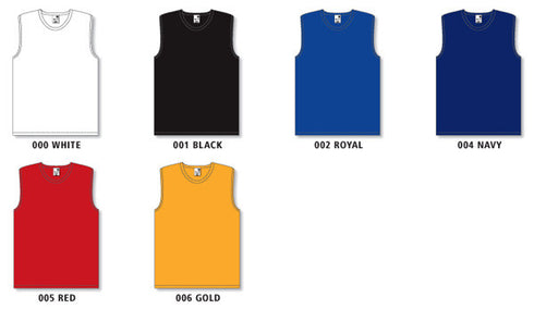 Athletic Knit Muscle Cut Basketball Game Jersey (B1205)
