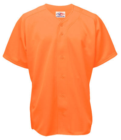 Athletic Knit Full Button Baseball Jersey, Pro-Flex Performance Fabric (BA5200)