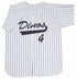 Athletic Knit Full Button Warp Knit Pinstripe Softball Jersey (SB524)
