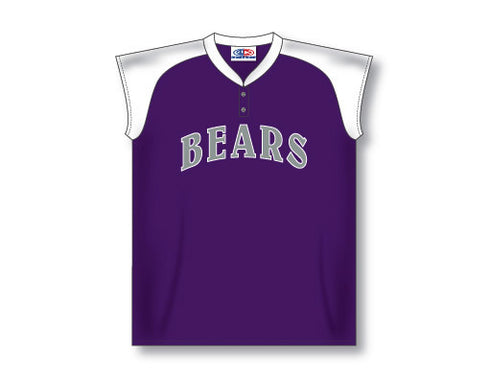 Athletic Knit Custom Made Ladies Two Button Cap Sleeve Softball Jersey (SB570)