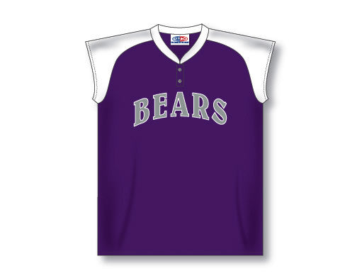 Athletic Knit Custom Made Ladies Two Button Cap Sleeve Softball Jersey (SB570)