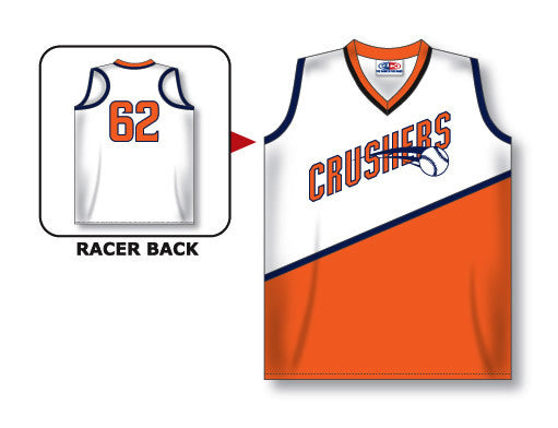 Athletic Knit Custom Made Ladies Sleeveless Racer Back Softball Jersey (SB573)