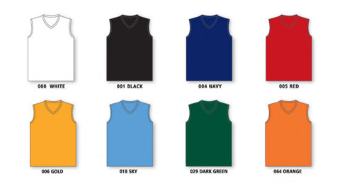 Athletic Knit Ladies Sleeveless V-Neck Performance Softball Jersey (BA635)