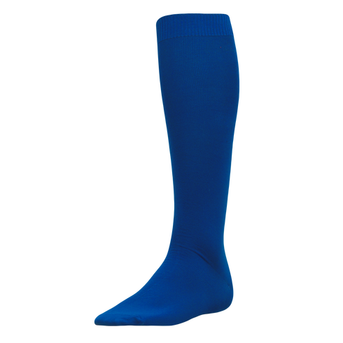 Athletic Knit Solid Color Baseball Sock (BA90), Color '002 Royal'