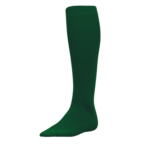 Athletic Knit Solid Color Baseball Sock (BA90), Color '011 Forest'