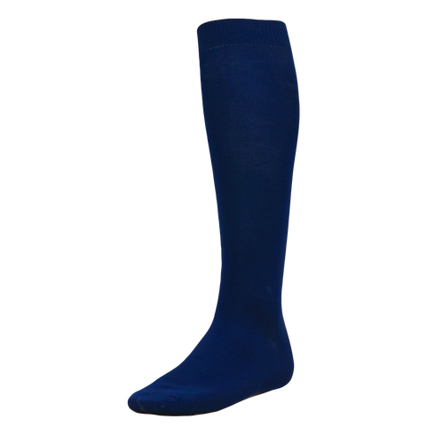 Athletic Knit Solid Color Baseball Sock (BA90), Color '004 Navy'