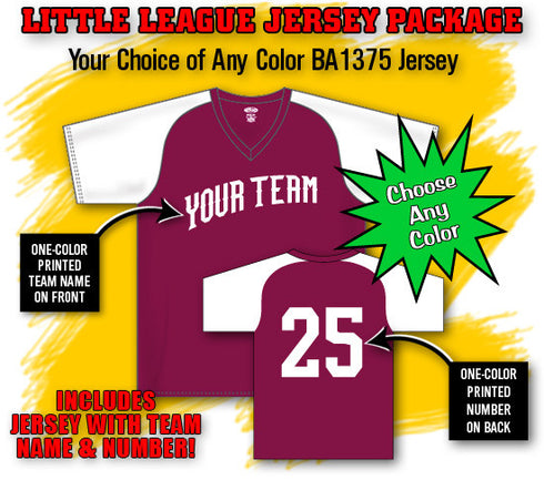 Athletic Knit Little League Softball Jersey Package (SBPAK1)