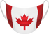 Athletic Knit Reusable Sublimated Fabric Face Mask (AKFM-1119), Color 'O Canada'