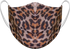 Athletic Knit Reusable Sublimated Fabric Face Mask (AKFM-1115), Color 'Leopard Print'
