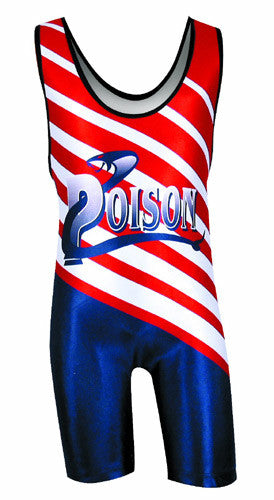Dynamic Team Sports Custom Sublimated Wrestling Singlet (LASER)