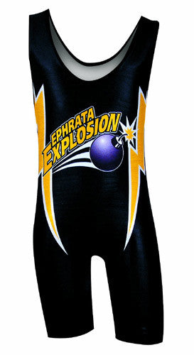 Dynamic Team Sports Custom Sublimated Wrestling Singlet (MEGAVOLT)