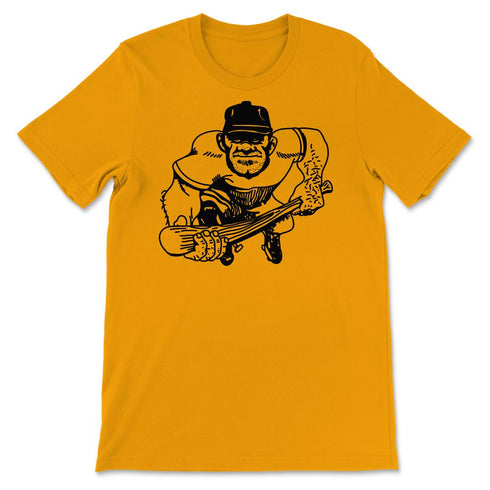 Custom Jersey Maulers Logo Unisex T-Shirt (EXH15648210-VARTSP_GLD_XS), Color 'Gold'