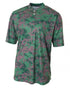 A4 Two-Button Camo Baseball Jersey (N3263)