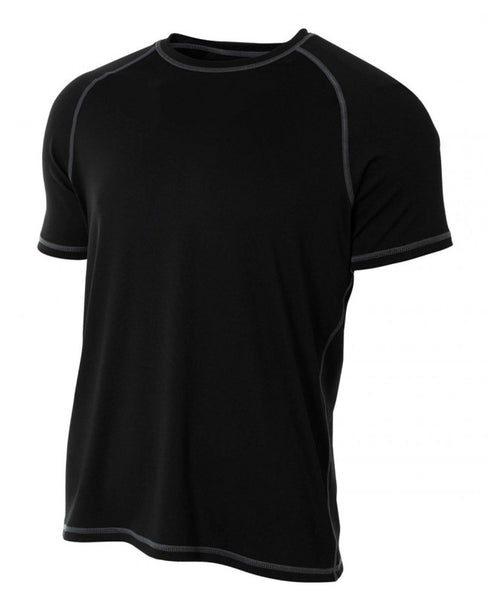 A4 Performance Raglan Tee With Flatlock Stitching (N3275)