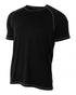A4 Performance Raglan Tee With Flatlock Stitching (N3275)