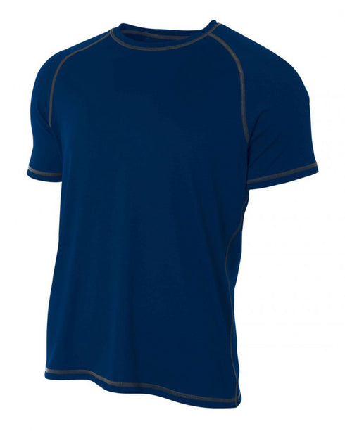 A4 Performance Raglan Tee With Flatlock Stitching (N3275)