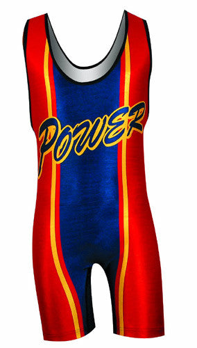 Dynamic Team Sports Custom Sublimated Wrestling Singlet (POWERHOUSE)