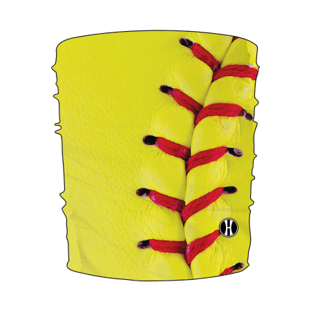 Holloway Youth Freestyle Sublimated Gaiter (48 piece order minimum) (228297), Color 'Softball Stitches'