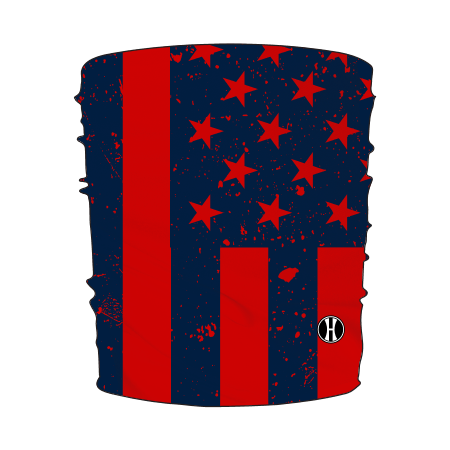 Holloway Youth Freestyle Sublimated Gaiter (48 piece order minimum) (228297), Color 'Flag'