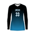 High Five Girls Freestyle Sublimated Long Sleeve Volleyball Jersey (228459), Color 'Gradient'