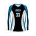 High Five Girls Freestyle Sublimated Long Sleeve Volleyball Jersey (228459), Color 'Major'