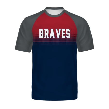 Holloway Freestyle Semi-Sublimated Raglan Tee-Graphite