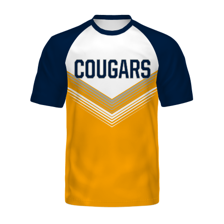 Holloway Freestyle Semi-Sublimated Raglan Tee-Navy