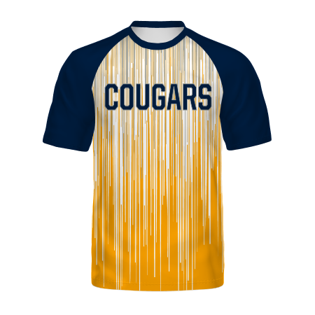 Holloway Freestyle Semi-Sublimated Raglan Tee-Navy