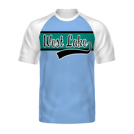 Holloway Freestyle Semi-Sublimated Raglan Tee-White