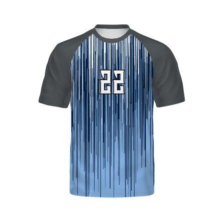 Holloway Youth Freestyle Semi-Sublimated Raglan Tee-Graphite