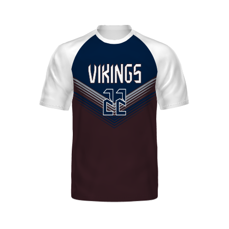 Holloway Youth Freestyle Semi-Sublimated Raglan Tee-White