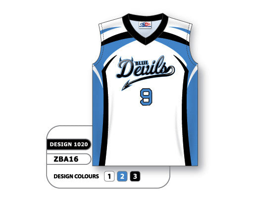 Athletic Knit Custom Sublimated Ladies Sleeveless V-Neck Softball Jersey Design 1020 (ZBA16-1020)