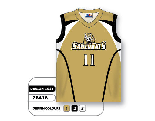 Athletic Knit Custom Sublimated Ladies Sleeveless V-Neck Softball Jersey Design 1021 (ZBA16-1021)