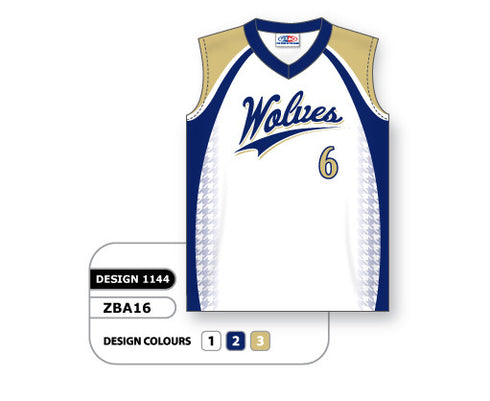 Athletic Knit Custom Sublimated Ladies Sleeveless V-Neck Softball Jersey Design 1145 (ZBA16-1145)