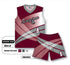 Athletic Knit Custom Sublimated Ladies Sleeveless V-Neck Softball Uniform Set Design 1025 (ZBA16S-1025)