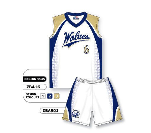 Athletic Knit Custom Sublimated Ladies Sleeveless V-Neck Softball Uniform Set Design 1145 (ZBA16S-1145)