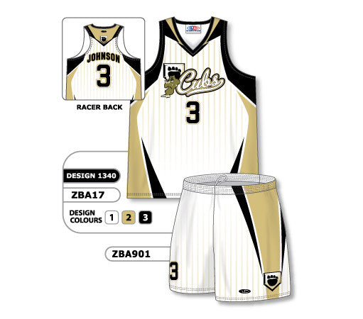 Athletic Knit Custom Sublimated Ladies V-Neck Racerback Softball Uniform Set Design 1340 (ZBA17S-1340)