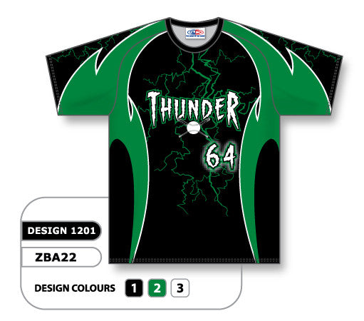 Athletic Knit Custom Sublimated Crew Neck Baseball Jersey Design 1201 (ZBA22-1201)