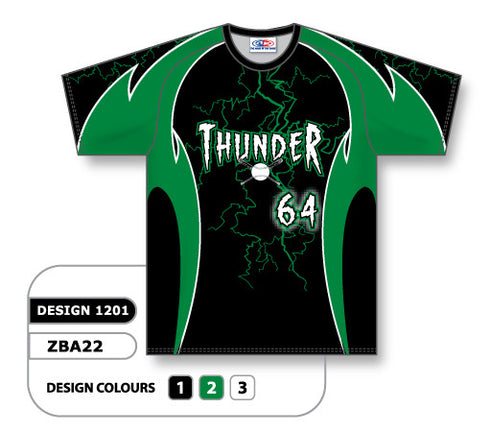 Athletic Knit Custom Sublimated Crew Neck Softball Jersey Design 1201 (ZSB22-1201)