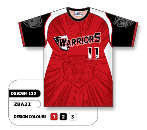 Athletic Knit Custom Sublimated Crew Neck Softball Jersey Design 1205 (ZSB22-1205)