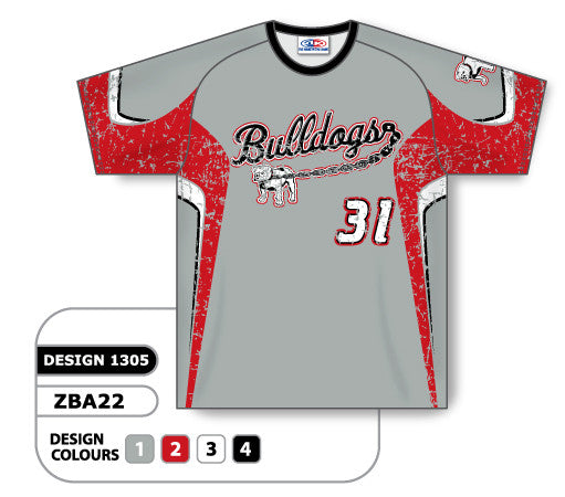 Athletic Knit Custom Sublimated Crew Neck Baseball Jersey Design 1305 (ZBA22-1305)