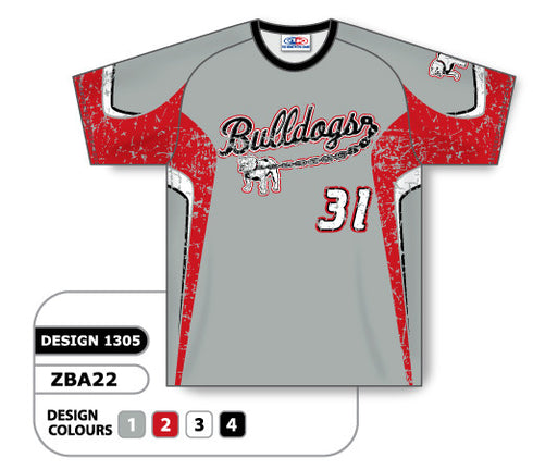 Athletic Knit Custom Sublimated Crew Neck Softball Jersey Design 1305 (ZSB22-1305)
