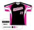 Athletic Knit Custom Sublimated Ladies Short Sleeve Crew Neck Softball Jersey Design 1322 (ZBA22-1322)