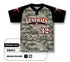 Athletic Knit Custom Sublimated One-Button Pro Placket Baseball Jersey Design 1013 (ZBA52-1013)