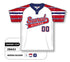 Athletic Knit Custom Sublimated One-Button Pro Placket Softball Jersey Design 1214 (ZSB52-1214)
