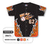 Athletic Knit Custom Sublimated Full Button Softball Jersey Design 0908 (ZSB71-0908)