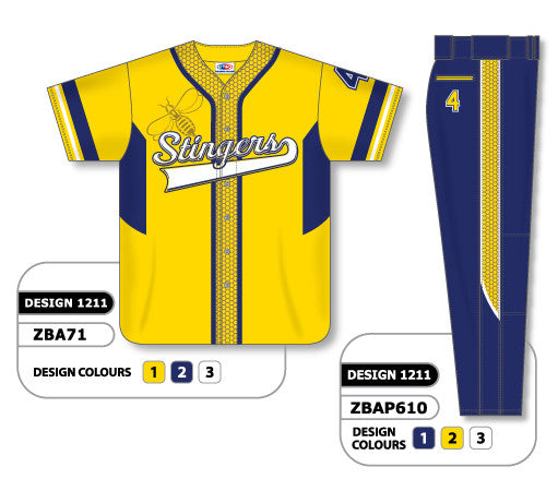 Athletic Knit Custom Sublimated Matching Softball Uniform Set Design 1211 (ZSB71S-1211)