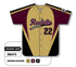 Athletic Knit Custom Sublimated Full Button Softball Jersey Design 1002 (ZSB72-1002)